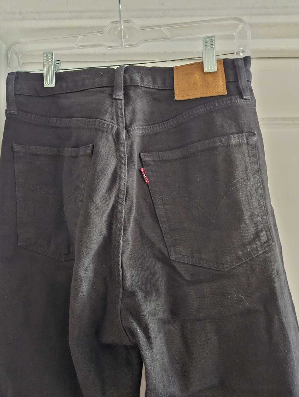 Levi's Ribcage Straight Ankle W26xL29 Black - Picture 8 of 9